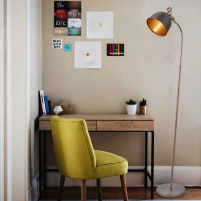 Copper floor lamp b&q hotsell