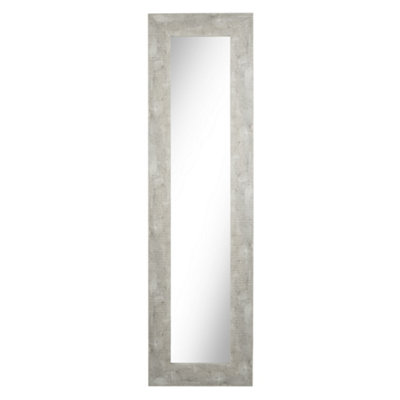 nielsen Mansfield White Distressed Soft Grey Mirror, 165 x 46cm