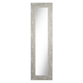 nielsen Mansfield White Distressed Soft Grey Mirror, 165 x 46cm