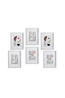 nielsen Ongar 6 piece Rowley Wooden Picture Frame Set 30x40cm White