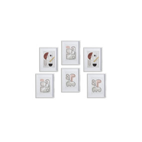 nielsen Ongar 6 piece Rowley Wooden Picture Frame Set 30x40cm White