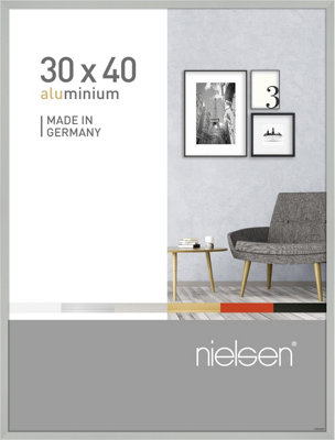 nielsen Pixel 30,0 x 40,0 cm Picture frame, Frosted Silver