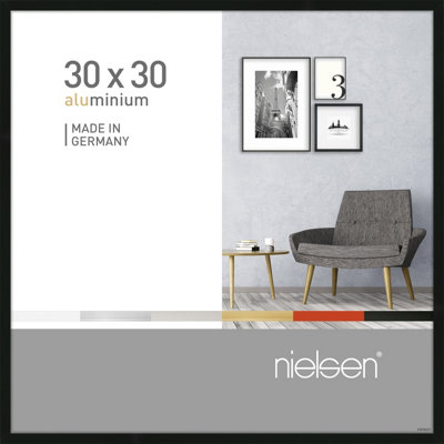 nielsen Pixel 30 x 30cm Picture Frame, Frosted Black