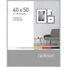 nielsen Pixel 40,0 x 50,0 cm Picture frame, Frosted Silver