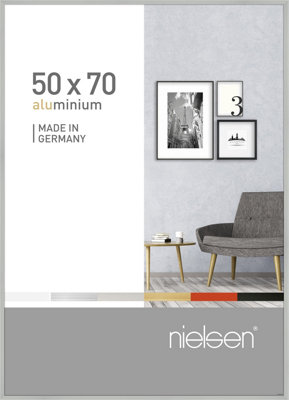 nielsen Pixel 50,0 x 70,0 cm Picture frame, Frosted Silver