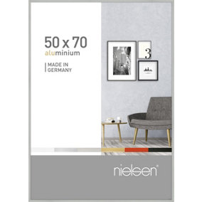 nielsen Pixel 50,0 x 70,0 cm Picture frame, Frosted Silver