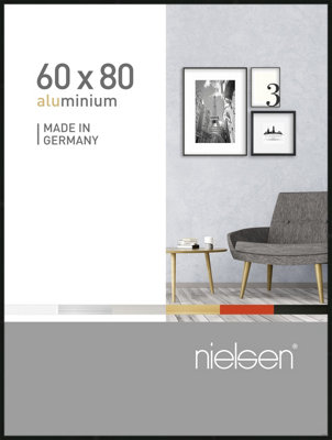 nielsen Pixel 60,0 x 80,0 cm Picture frame, Frosted Black