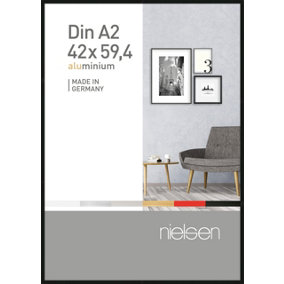 nielsen Pixel A2 42 x 59.4cm Poster Frame, Frosted Black