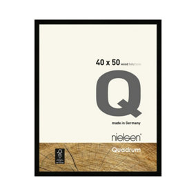 nielsen Quadrum 40 x 50cm Black Wooden Picture Frame