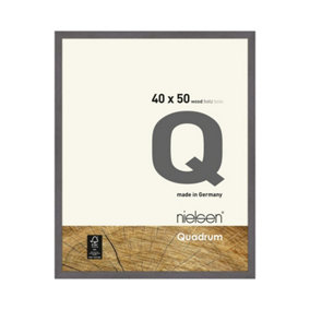 nielsen Quadrum 40 x 50cm Grey Wooden Picture Frame