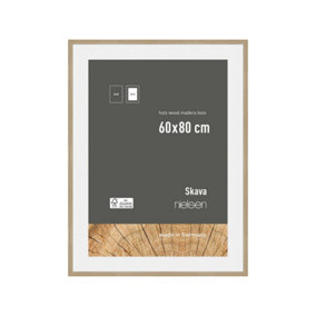nielsen Skava 60 x 80cm Oak Wooden Picture Frame With 50x70cm Mount