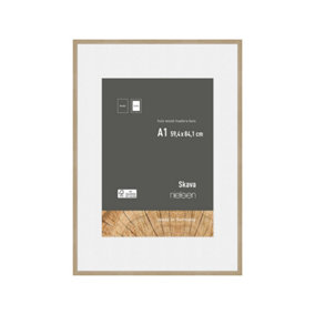 nielsen Skava A1 Oak Wooden Picture Frame With A2 Mount