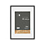 nielsen Skava A2 Black Wooden Picture Frame With A3 Mount
