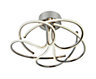 nielsen Stoke 5 Light Fitting, Infinity Swirl Design With Integrated Warm White LED, 38cm Wide