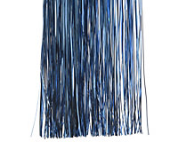 Night Blue Lametta Foil Tinsel Garland Strand Christmas Tree Decor 50cm x 40cm
