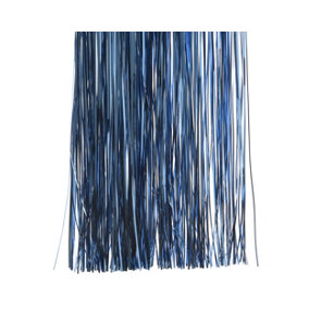 Night Blue Lametta Foil Tinsel Garland Strand Christmas Tree Decor 50cm x 40cm