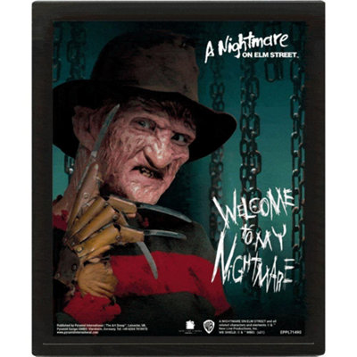 A Nightmare on outlet Elm Street Freddy Krueger Door Poster