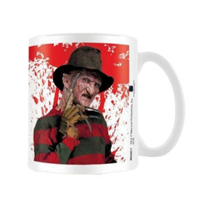 Nightmare On Elm Street Freddy Krueger Mug White/Red (One Size)