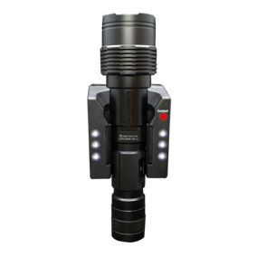 NightSearcher Explorer XPL-C - Rechargeable Heavy Duty Torch with Wall Mounted Charging Station, 1100 Lumens