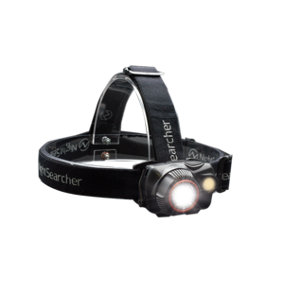 NightSearcher LightWave 700R ,  700 Lumens  Rechargeable Head Torch with Zoom Beam and Motion Sensor Control