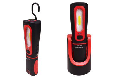 NightSearcher Pro 250 ,  250 Lumen Rechargeable Inspection Light with Charging Base