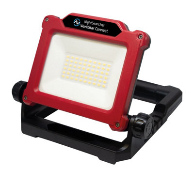 NightSearcher WorkStar Connect , 3000 Lumens Worklight Powered by