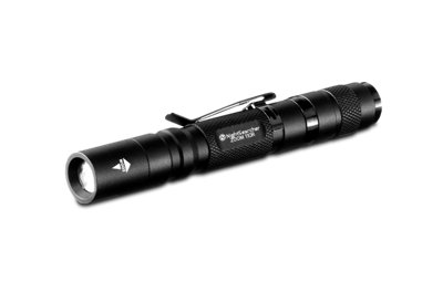 NightSearcher Zoom 110R, Pocket Sized Spot-to-Flood Rechargeable Torch, 110 Lumens