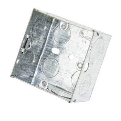 Niglon CB2 1 Gang Metal Box 47mm (Pack of 10)