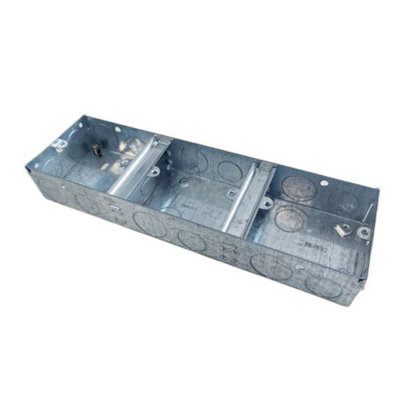 Niglon DES2/3 3x1 Gang Box 35mm Steel (Pack of 10)