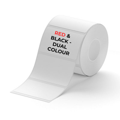 NIIMBOT B Pro Range 50x30mm White Dual Colour Red & Black Text Labels ...