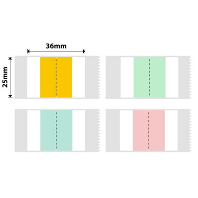 NIIMBOT D101 Only 25x36mm Summer Song Index Thermal Labels, Roll of 260