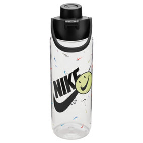 Nike Graphic Print Water Bottle Clear (One Size)