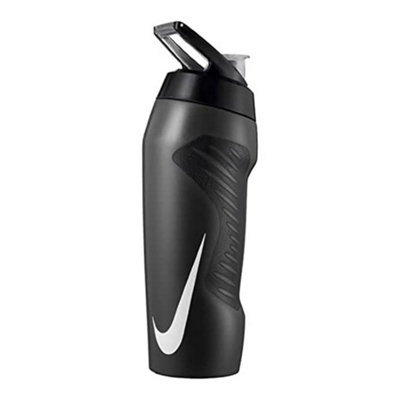 Nike Hyperfuel Logo Water Bottle Anthracite Black White One Size DIY at B Q