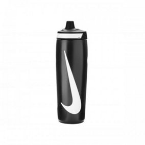 Nike Refuel Gripped Water Bottle Black/White (One Size)