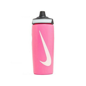 Nike Refuel Gripped Water Bottle Pink Glow/Black/White (One Size)