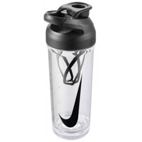 Nike TR Hypercharge Shaker Bottle Clear/Black (One Size)
