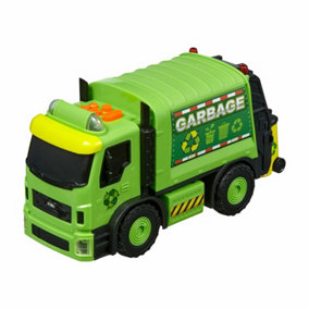 Nikko City Service Fleet 11" Garbage Truck Light & Sound Childrens Toy Vehicle