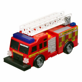 Nikko UK Rush & Rescue 12" Fire Truck Light Sound Kids Motorised Toy Vehicle
