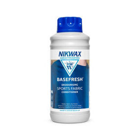 Nikwax BaseFresh 1 Litre Deodorising Cleaner and Conditioner, Blue, One Size
