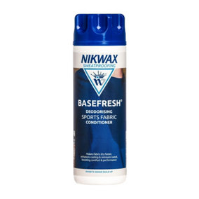 Nikwax BaseFresh 300ml fabric conditioner deodoriser and Wicking enhancer for thermals and base layers.