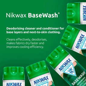 Nikwax BaseWash High Performance Cleaner - 5lt for cleaning thermals and base layers