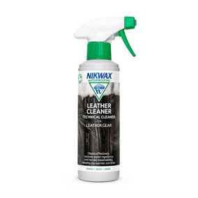 Nikwax Leather Cleaner Spray On Suitable for:  Jackets / Trousers / Saddles 300ml