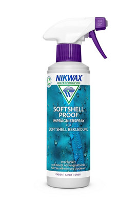 Nikwax Softshell Proof Spray-on For waterproofing softshells