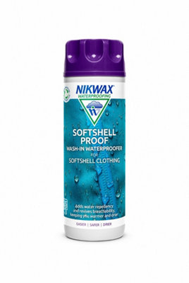 Nikwax SoftShell Proof Wash-In For waterproofing Outdoor softshell Clothing