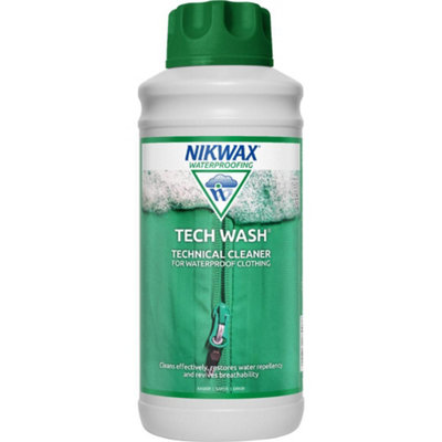 Nikwax Tech Wash 1 Litre,  Garment cleaner for all Your Waterproof Clothing