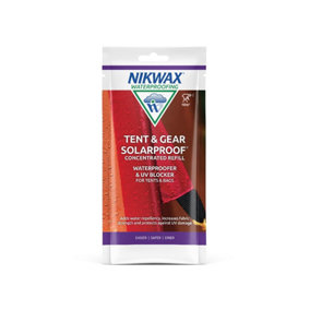 Nikwax Tent And Gear Solarproof Concentrate  150 ml Pouch Twin Pack 150ml x 2