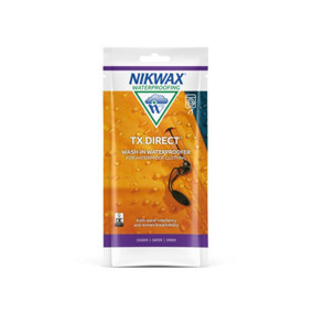 Nikwax TX Direct Wash-In Waterproofing Sachet - White, 100 ml by Nikwax