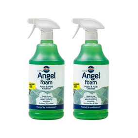 Nilco Angel Foam - Patio & Path Cleaner 2L Ready To Use Dirt Algae Remover 2x 1L