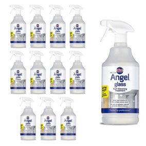 Nilco Angel Glass 12L Self Cleaning Treatment Cleaner For Mirrors Tiles Screens