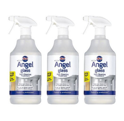 Nilco Angel Glass 3L Self Cleaning Treatment Cleaner For Mirrors Tiles Screens